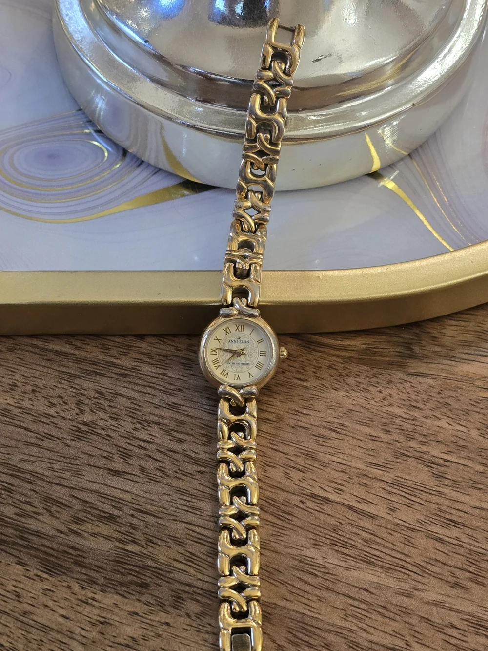 Anne Klein Gold-Tone Women's Bracelet Watch